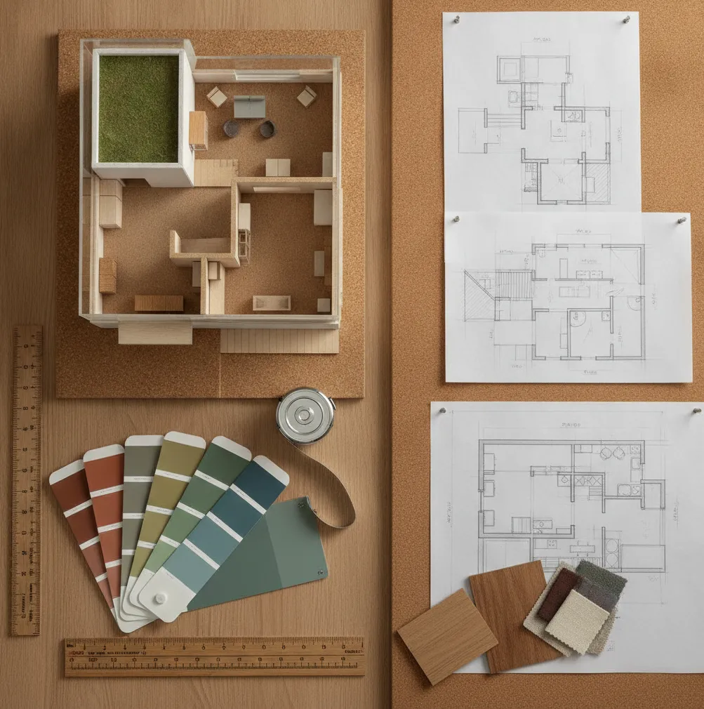Plan strefowania mieszkania przygotowany przez Modern Zonetips